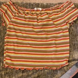 Off The shoulder crop top